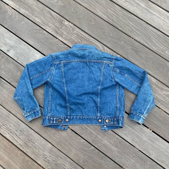 70s Vtg Perfect Denim Jean Jacket XS Small Womens - Picture 3 of 4